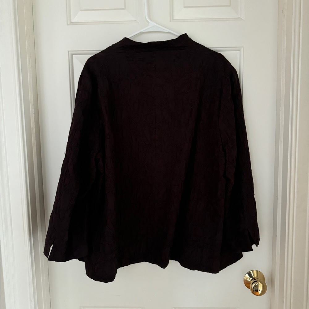 Eileen Fisher Silk Brown Tank + Jacket - Picture 14 of 14